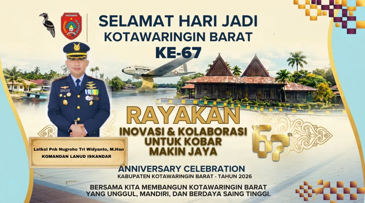 Danlanud Iskandar: Sejarah Kotawaringin Barat Menjadi Arah untuk Membangun Masa Depan