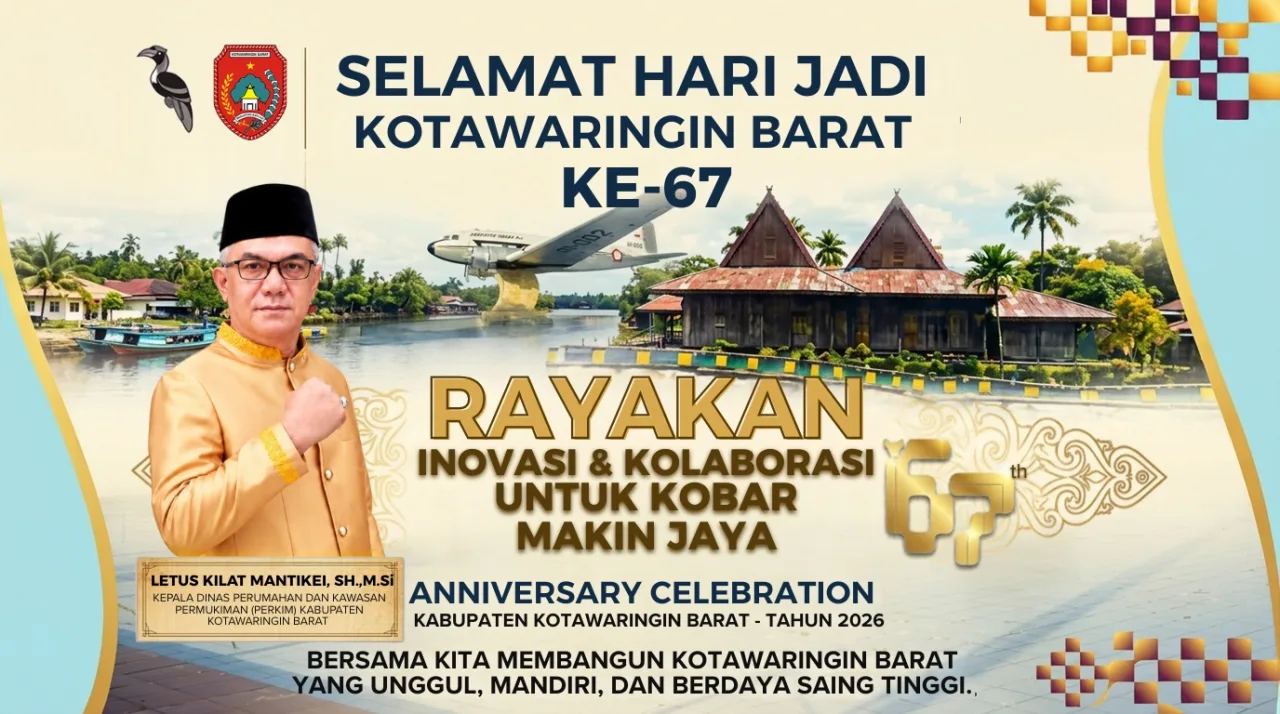 HUT ke-67 Kobar, Dinas Perkim: Kekompakan Jadi Kekuatan Membangun Daerah