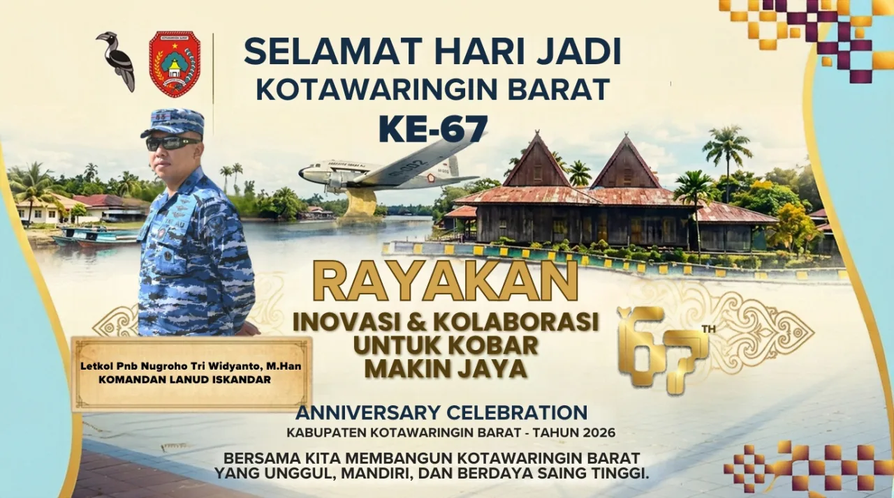 Danlanud Iskandar: Sejarah Kotawaringin Barat Menjadi Arah untuk Membangun Masa Depan